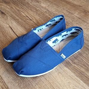 EUC Toms - Navy Shoes